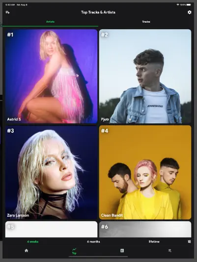Spotify Artists’ basics profile