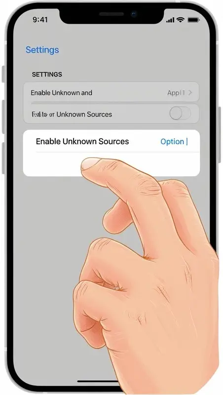 Enable Unknown Source