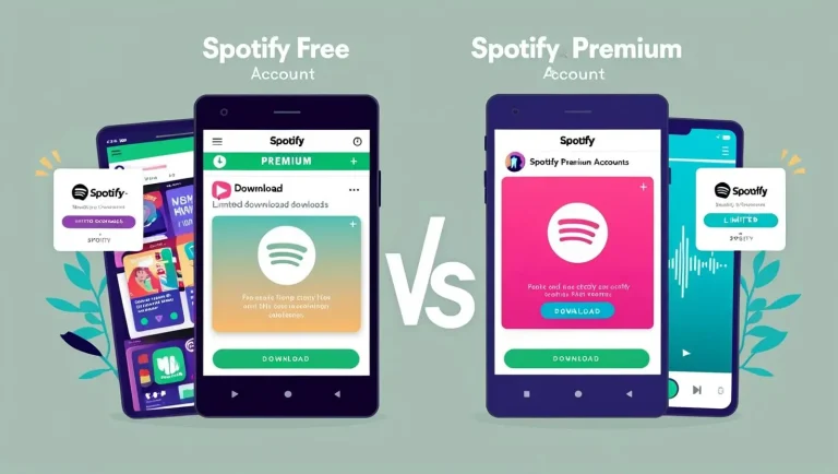 Spotify offers two types of accounts