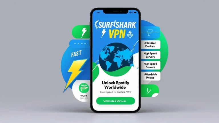 Surfshark with spotify
