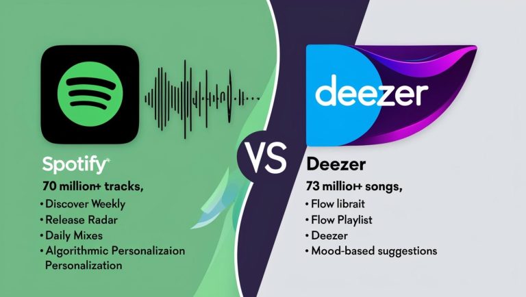 choosing between Spotify and Deezer