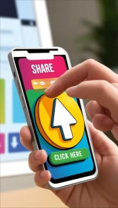 click and share