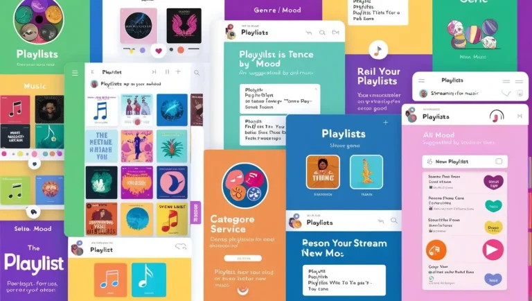 offers many playlists