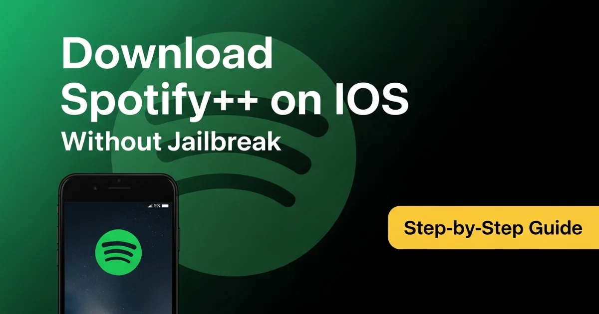 Download Spotify++ on iOS without jailbreak guide